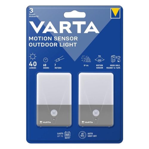 VARTA Motion Sensor Outdoor Light 3AAA éjjeli lámpa TWINPACK - 16634