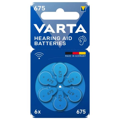 VARTA 675 hallókészülék elem (6db/bliszter)