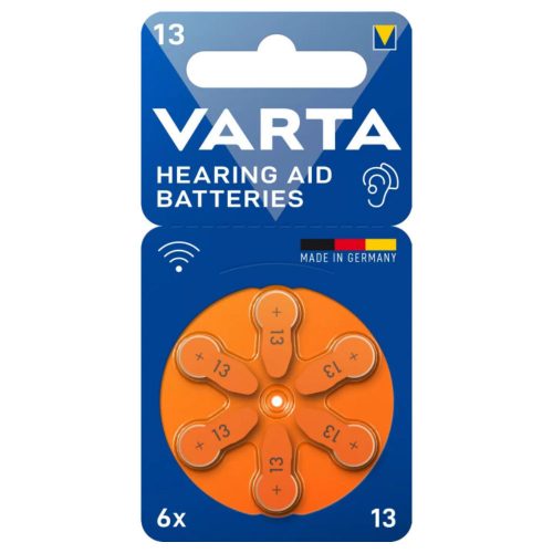 VARTA V13 hallókészülék elem (6db/bliszter)