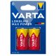 VARTA LONGLIFE MAX POWER bébi/ C/ LR14 elem BL2 (2db-os) - 4714