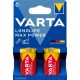 VARTA LONGLIFE MAX POWER bébi/ C/ LR14 elem BL2 (2db-os) - 4714