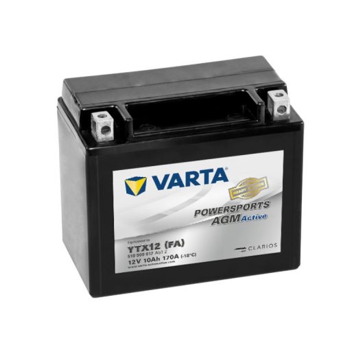 Varta Powersports AGM Active YTX12-4 / YTX12-BS 12V 10Ah akkumulátor - 510909