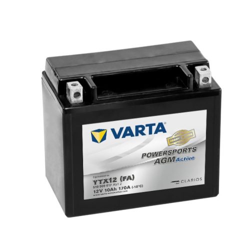 Varta Powersports AGM Active YTX12-4 / YTX12-BS 12V 10Ah akkumulátor - 510909