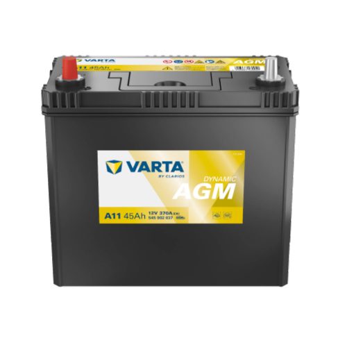 Varta Dynamic AGM 12V 45Ah 370A Bal+ ázsia autó akkumulátor (A11) - 545902