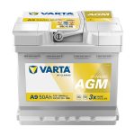 Varta Dynamic AGM 12V 50Ah 540A Jobb+ autó akkumulátor (A9) - 550901