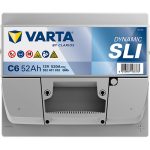 Varta Dynamic SLI 12V 52Ah 520A Jobb+ autó akkumulátor (C6)-552401