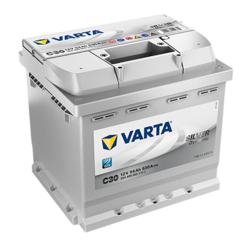 Varta Silver Dynamic 12V 54Ah 530A Jobb+ autó akkumulátor (C30) - 554400