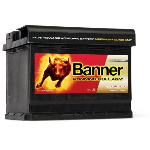 Banner Running Bull AGM 56001 jobb+ 60Ah / 640A akkumulátor