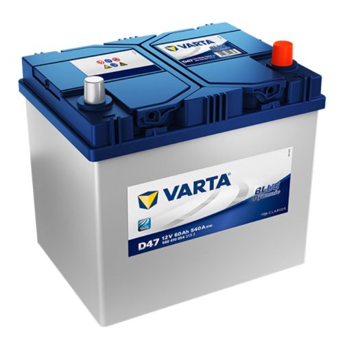 Varta Blue Dynamic 12V 60Ah 540A Jobb+ ázsiai autó akkumulátor (D47) - 560410