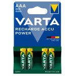 VARTA POWER akkumulátor mikro/ AAA 800 mAh BL4 (4db-os) - 56703