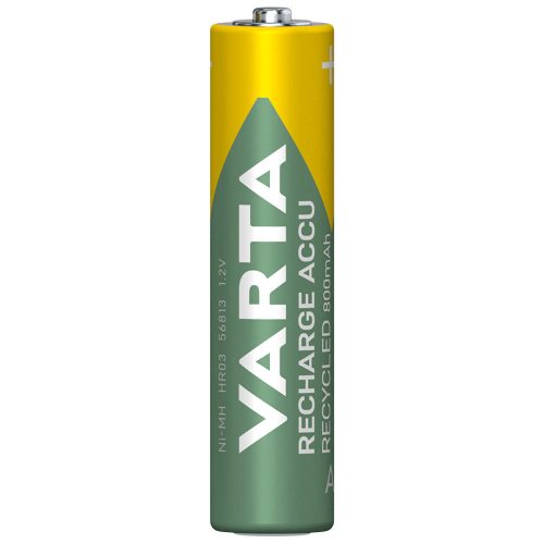VARTA RECYCLED akkumulátor mikro/ AAA 800 mAh BL4 (db) - 56813