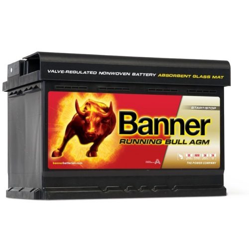 Banner Running Bull AGM 57001 jobb+ 70Ah / 720A akkumulátor