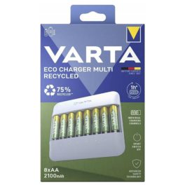   VARTA Eco Charger Multi Recycled töltő + 8db AA 2100 mAh akkumulátor - 57682