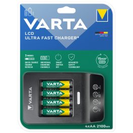   VARTA 15 perces gyorstöltő + 4db AA 2100 mAh akkumulátor - 57685