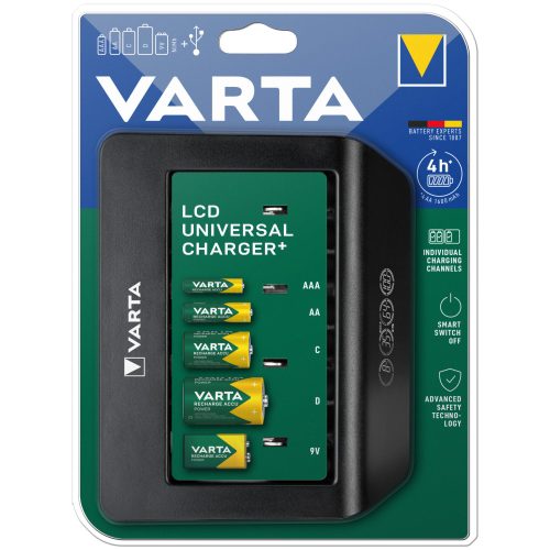 VARTA LCD Universal üres töltő - 57688