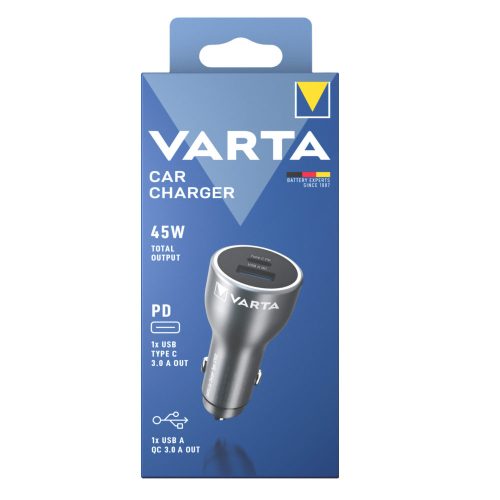 VARTA USB Car Charger autós töltő 45W - 57933