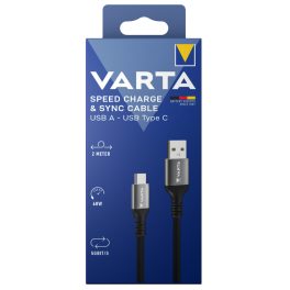   VARTA töltő és szinkronizációs kábel USB A – USB C  - 57935