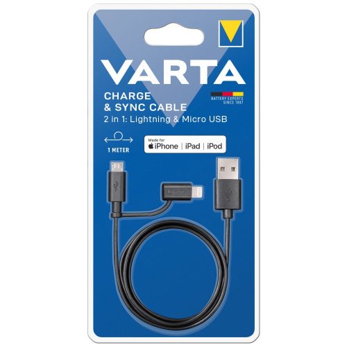 Varta-2in1-Charge-and-Sync-LightningMicro-USB-kabe