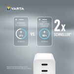 Varta Portable High Speed Charger 65W GaN fali töltő - 57956