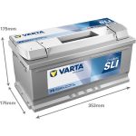 Varta Dynamic SLI 12V 88Ah 740A Jobb+ autó akkumulátor (F5)-588403