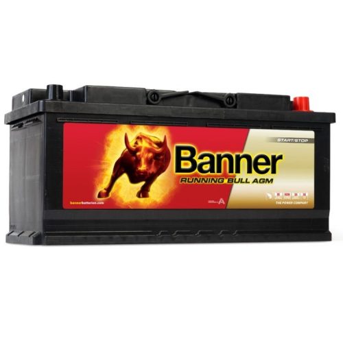 Banner Running Bull AGM 60501 jobb+ 105Ah / 950A akkumulátor