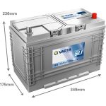 Varta Promotive SLI 12v 110Ah 680A Jobb+ teherautó akkumulátor (I18) - 610404
