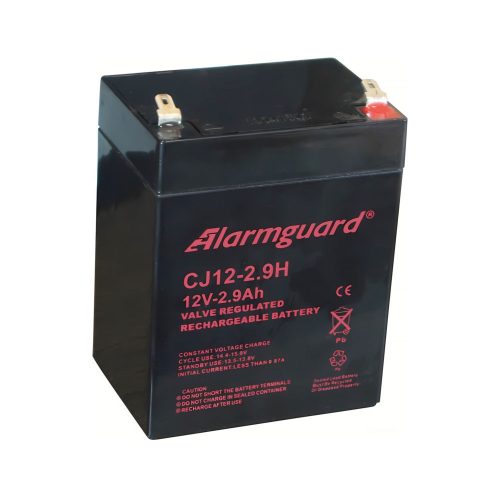 Alarmguard 12V 2,9Ah CJ zselés akkumulátor 