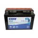 Exide YT9B-BS 12V 8Ah 115A AGM bal+ motorkerékpár akkumulátor  - 509902