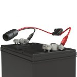 NOCO 12V Szivargyújtós szemes csatlakozó, biztosítékkal (M10)