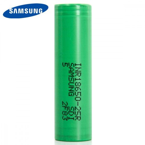 Samsung 3,7V 2500mAh nagyáramú Li-ion ipari akkumulátor cella - INR18650-25R