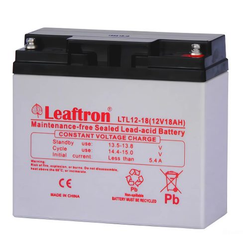 Leaftron 12V 18Ah zselés akkumulátor (LT12180)