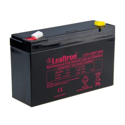 Leaftron Cycle 6V 13Ah zselés akkumulátor (LTC06130)