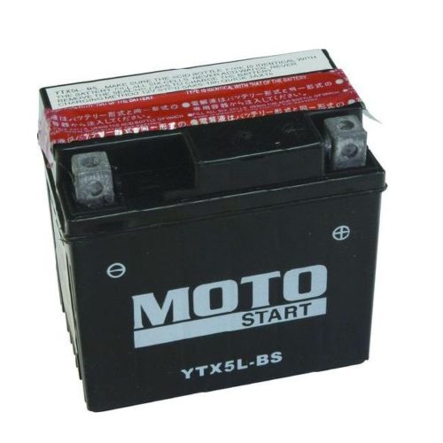 MotoSTART YTX5L-BS 12V 4Ah 80A motorkerékpár akkumulátor