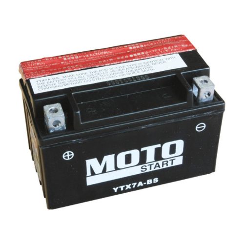 MotoSTART YTX7A-BS 12V 6Ah 105A motorkerékpár akkumulátor