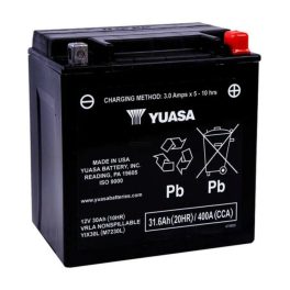   Yuasa YIX30L 12V 30Ah 385A AGM motorkerékpár akkumulátor - 53001