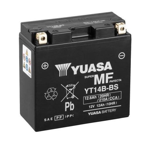 Yuasa YT14B-BS 12V 12Ah AGM motorkerékpár akkumulátor - 512913