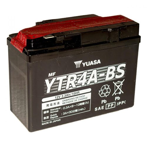 Yuasa YTR4A-BS 12V 3Ah 45A AGM motorkerékpár akkumulátor - 503903