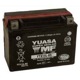   Yuasa YTX15L-BS 12V 13Ah 200A AGM motorkerékpár akkumulátor - 513014