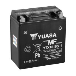   Yuasa YTX16-BS-1 12V 14Ah 230A AGM motorkerékpár akkumulátor - 514901