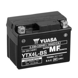   Yuasa YTX4L-BS 12V 3Ah 50A AGM motorkerékpár akkumulátor - 503014