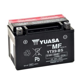   Yuasa YTX9-BS 12V 8,4Ah 135A AGM motorkerékpár akkumulátor - 508012